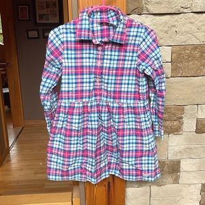 Vineyard Vines Dress 4T Flannel Plaid